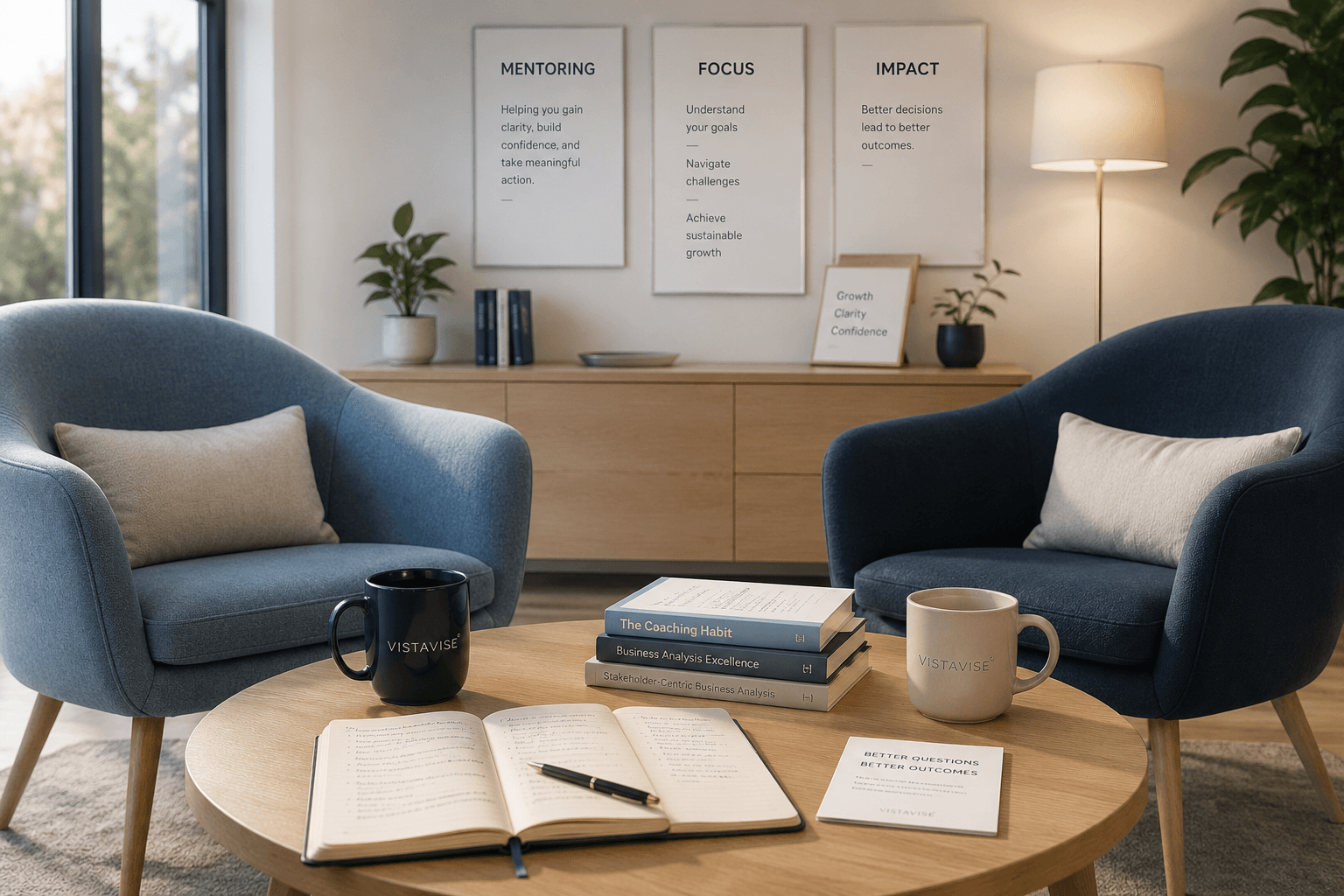 1:1 Executive Coaching editorial visual