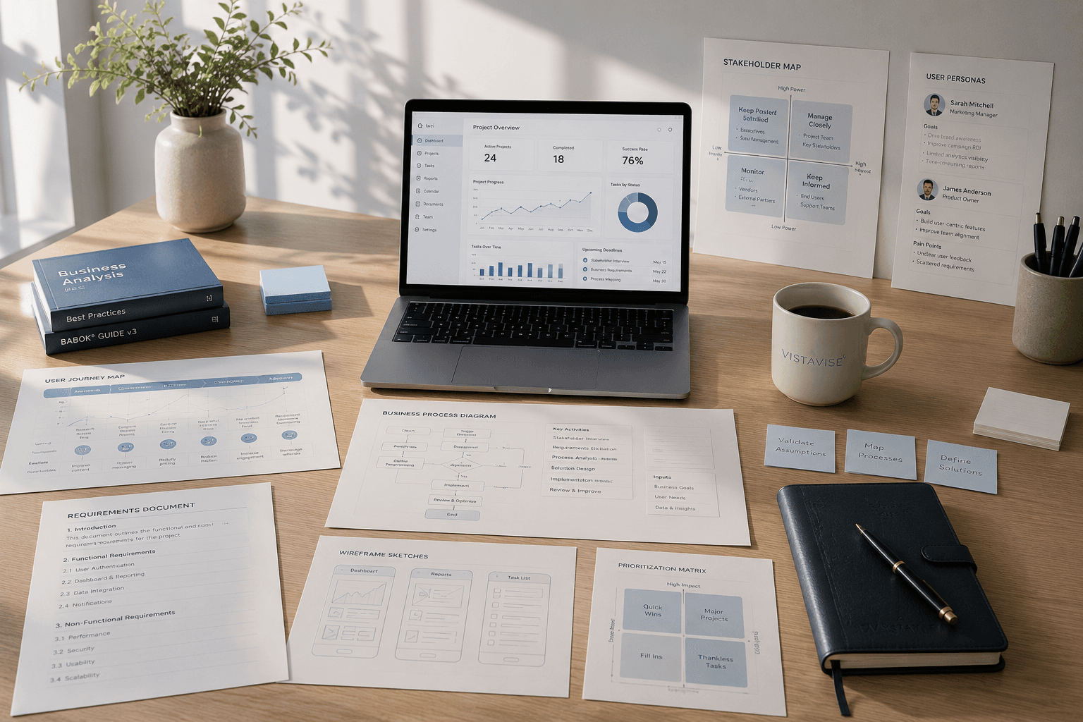 Build step visual for Business Analysis career roadmap